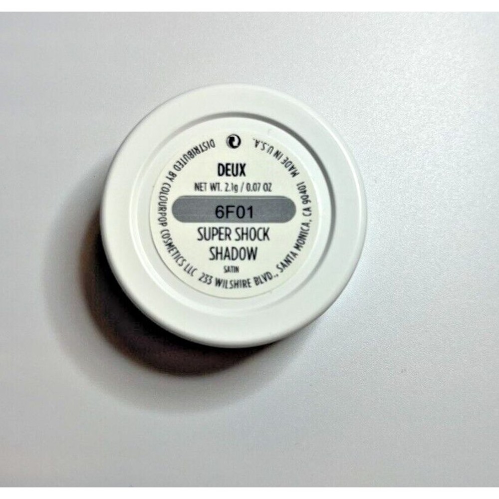 Colourpop Super Shock Shadow DEUX 6F01 Satin NEW - Picture 3 of 3
